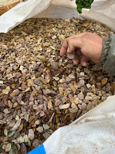 Златолит персиковый декоративная каменная крошка купить в Владимирской области