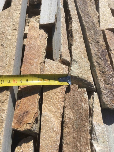 Горбушка златолит золотистый для облицовки купить в Владимирской области