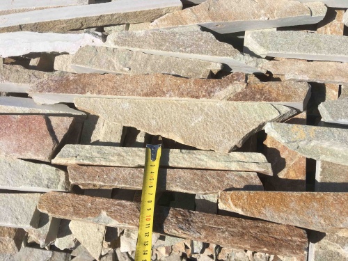 Горбушка златолит золотистый для облицовки купить в Владимирской области