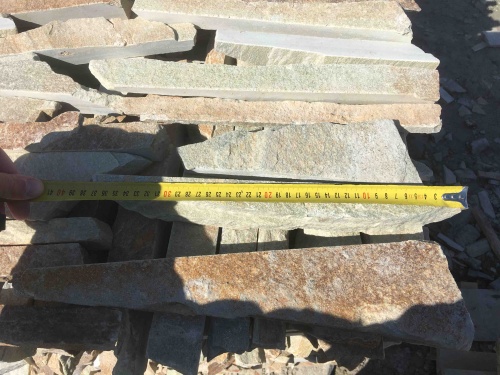 Горбушка златолит золотистый для облицовки купить в Владимирской области