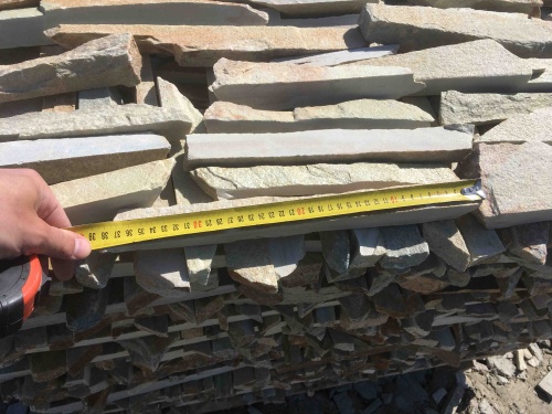 Горбушка златолит золотистый для облицовки купить в Владимирской области