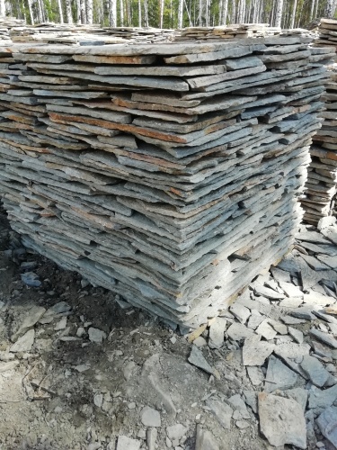 Плитняк златолит Уральский для цоколя, отмостки купить в Владимирской области